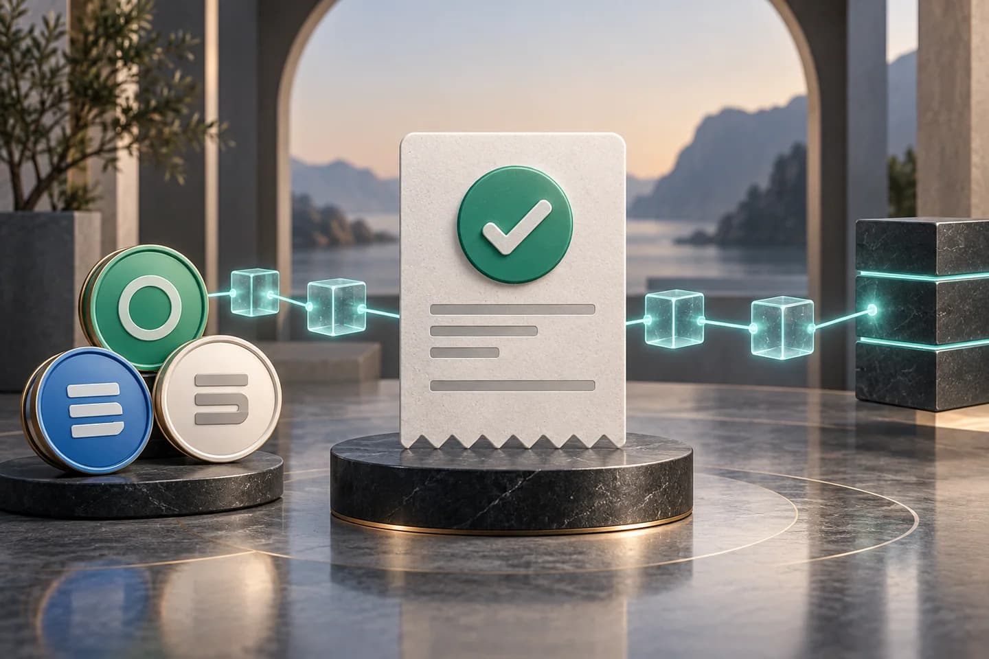 Zweryfikowana płatność kryptowalutą w sieci blockchain