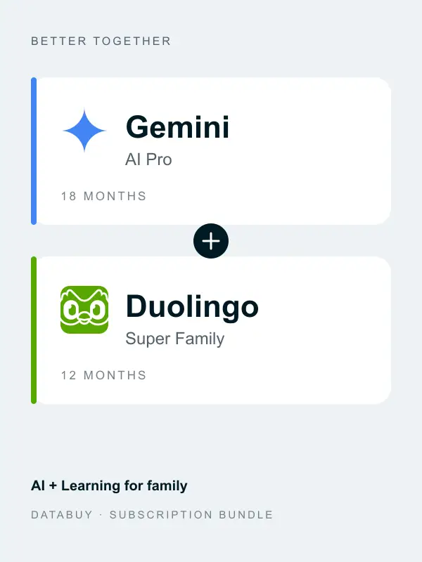 Gemini + Duolingo Super Family