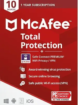 McAfee Total Protection + VPN