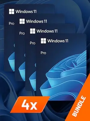 Microsoft Windows 11 Pro ×4 product artwork