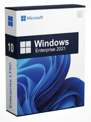 Microsoft Windows 10 Enterprise LTSC 2021 product artwork